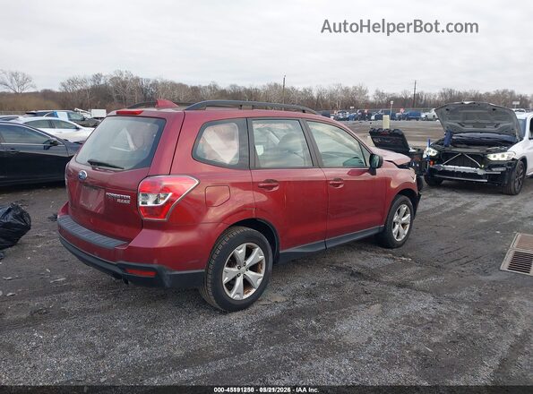 JF2SJABC8GH450964 2016 SUBARU FORESTER Red Trasero derecho