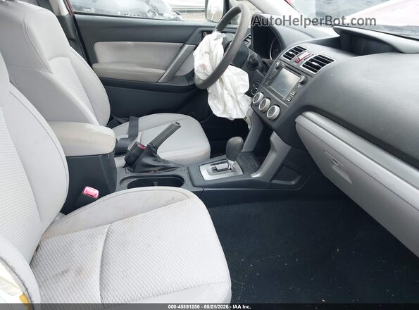 JF2SJABC8GH450964 2016 SUBARU FORESTER Red Vista interior delantera
