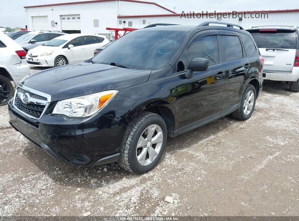 JF2SJABC8GH533908 2016 SUBARU FORESTER Black წინა მარცხენა ხედი სამი მეოთხედიდან