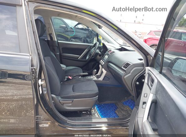 JF2SJABC8GH533908 2016 SUBARU FORESTER Black წინა სალონის ხედი
