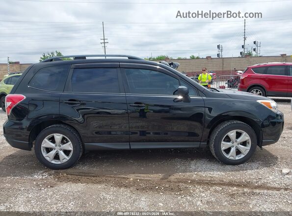 JF2SJABC8GH533908 2016 SUBARU FORESTER Black უკანა სალონის ხედი