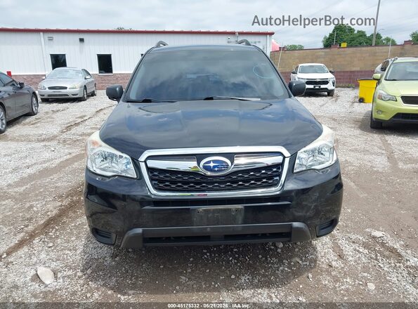 JF2SJABC8GH533908 2016 SUBARU FORESTER Black ხელსაწყოთა პანელის ხედი