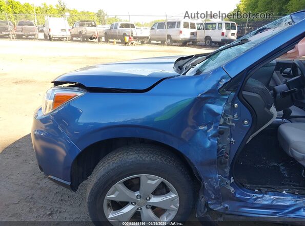 JF2SJABC9GH450830 2016 SUBARU FORESTER Blue წინა ხედი
