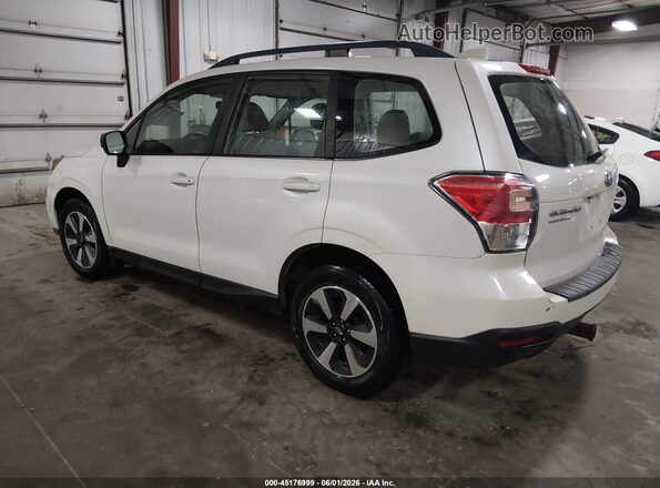 JF2SJABC9JH479073 2018 SUBARU FORESTER White Задня ліва чверть