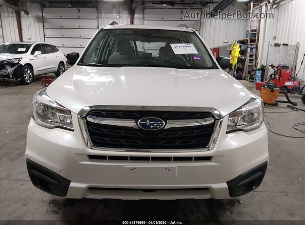 JF2SJABC9JH479073 2018 SUBARU FORESTER White Вид щитка приладів