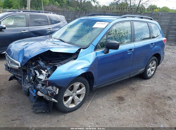 JF2SJABCXGH432109 2016 SUBARU FORESTER Blue 