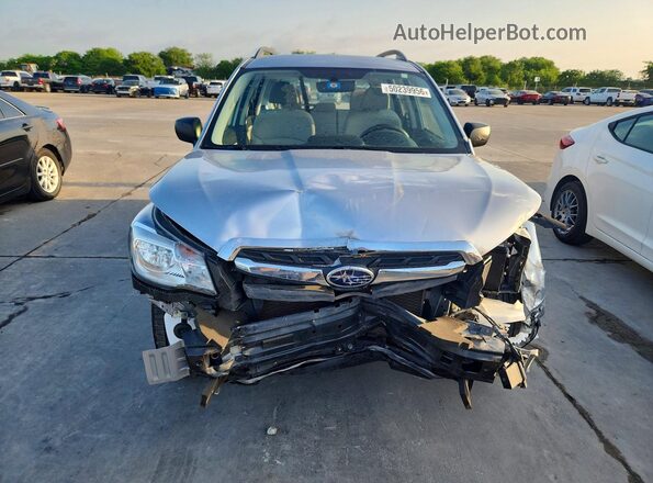 JF2SJABCXJH423286 2018 SUBARU FORESTER Silver Widok z przodu