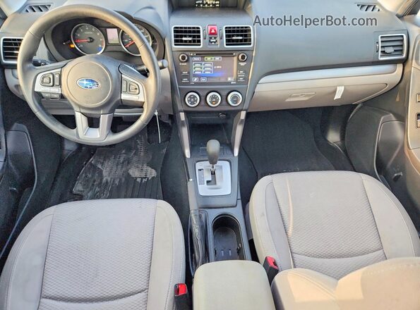 JF2SJABCXJH423286 2018 SUBARU FORESTER Silver Widok deski rozdzielczej