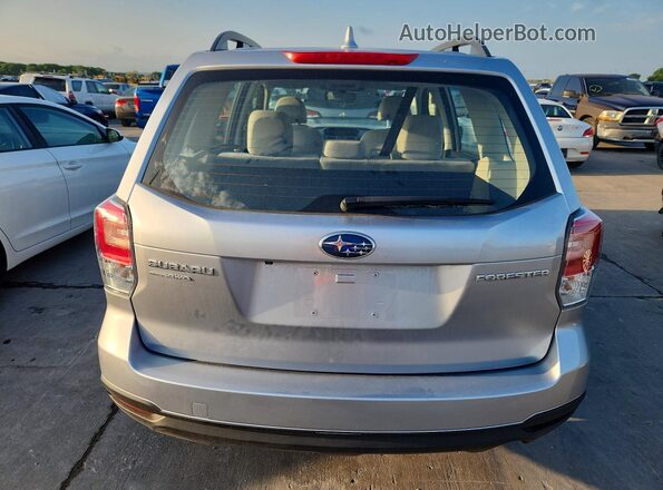 JF2SJABCXJH423286 2018 SUBARU FORESTER Silver Widok z tyłu