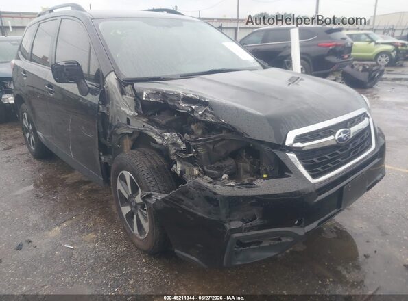 JF2SJABCXJH587461 2018 SUBARU FORESTER Black Вид спереду