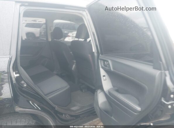 JF2SJABCXJH587461 2018 SUBARU FORESTER Black Вид наклейки з VIN-кодом