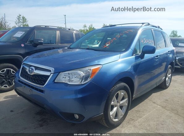 JF2SJADC4GH475342 2016 SUBARU FORESTER 2.5 Blue Front left