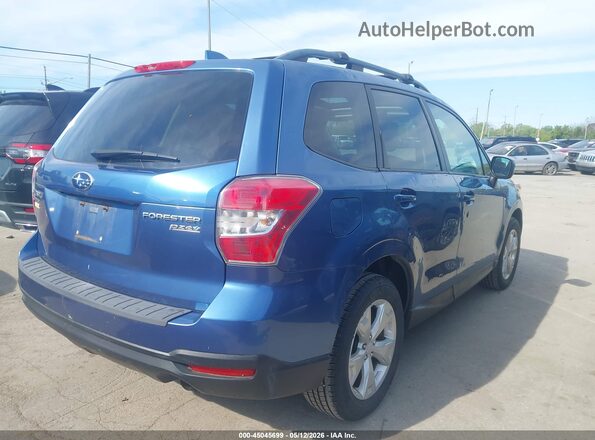 JF2SJADC4GH475342 2016 SUBARU FORESTER 2.5 Blue Rear right