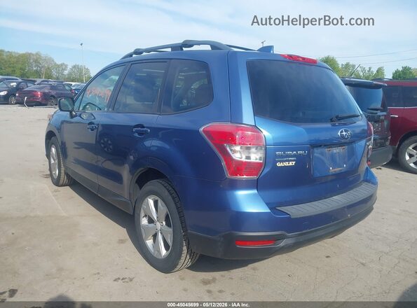JF2SJADC4GH475342 2016 SUBARU FORESTER 2.5 Blue Rear left
