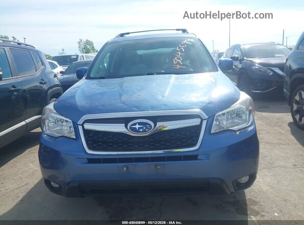 JF2SJADC4GH475342 2016 SUBARU FORESTER 2.5 Blue Instrument cluster view