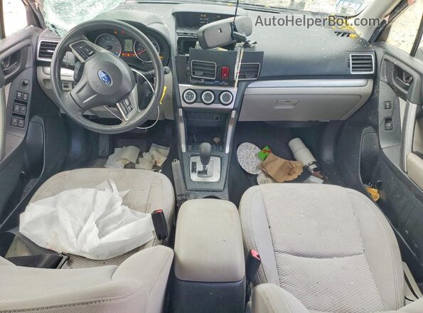 JF2SJADC4GH518075 2016 SUBARU FORESTER Gray Вид панелі приладів