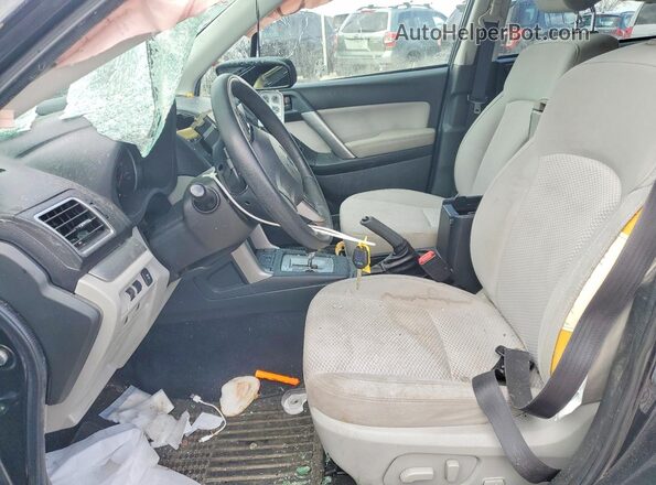 JF2SJADC4GH518075 2016 SUBARU FORESTER Gray Вид салону спереду