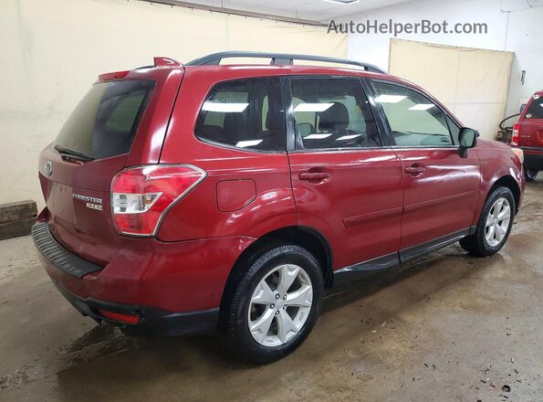 JF2SJADC4GH531070 2016 SUBARU FORESTER 2.5 Burgundy უკანა მარჯვენა