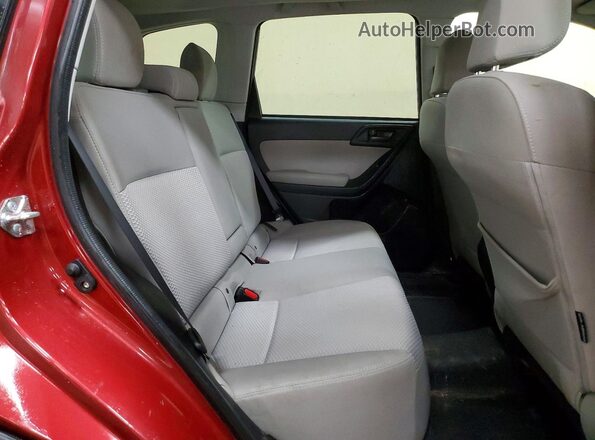 JF2SJADC4GH531070 2016 SUBARU FORESTER 2.5 Burgundy უკანა სალონის ხედი