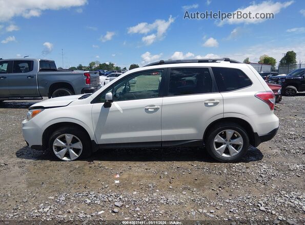 JF2SJADC6GH467355 2016 SUBARU FORESTER 2.5 White Widok wnętrza 360 stopni