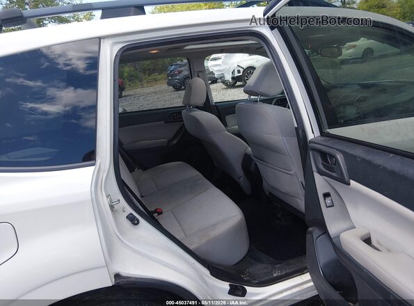 JF2SJADC6GH467355 2016 SUBARU FORESTER 2.5 White Widok naklejki z numerem VIN