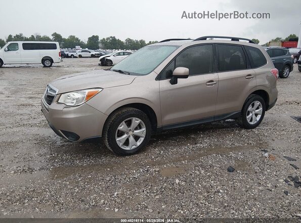 JF2SJADC7GH456381 2016 SUBARU FORESTER Золотой Передняя левая четверть