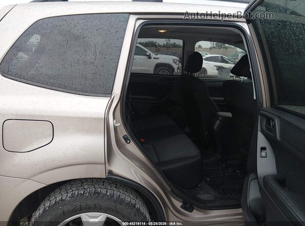 JF2SJADC7GH456381 2016 SUBARU FORESTER Золотой Вид наклейки с VIN-кодом
