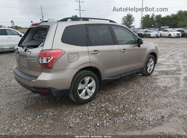 JF2SJADC7GH456381 2016 SUBARU FORESTER Золотой Задняя правая четверть