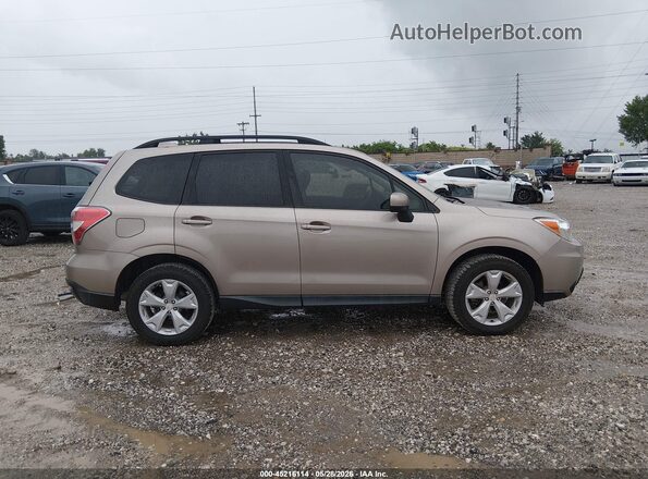 JF2SJADC7GH456381 2016 SUBARU FORESTER Золотой Вид задней части салона