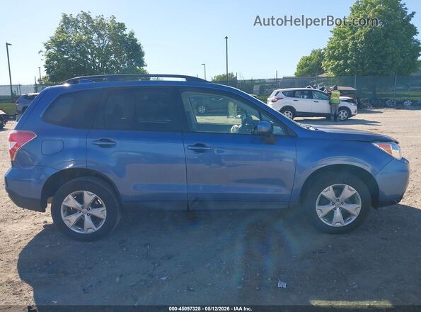 JF2SJADC8GH400787 2016 SUBARU FORESTER 2.5 Blue Вид задньої частини салону