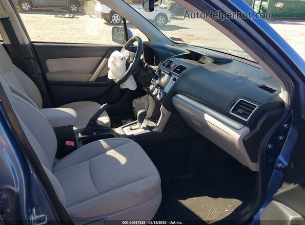 JF2SJADC8GH400787 2016 SUBARU FORESTER 2.5 Blue Вид салону спереду