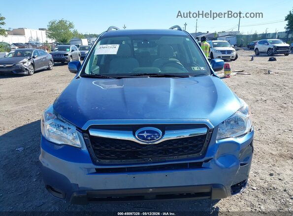 JF2SJADC8GH400787 2016 SUBARU FORESTER 2.5 Blue Вид щитка приладів