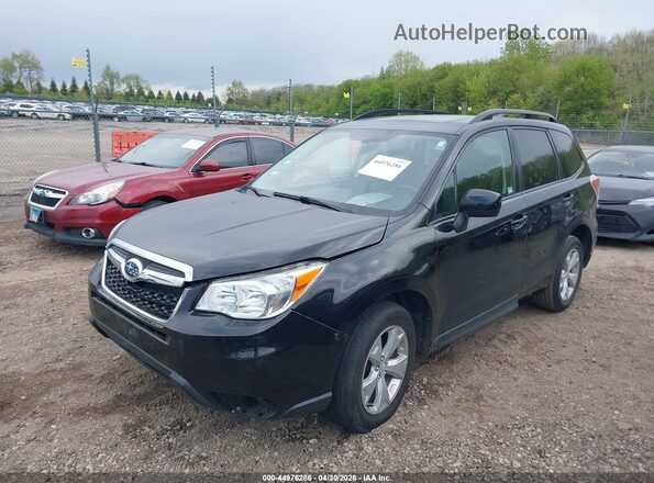 JF2SJADC8GH552892 2016 SUBARU FORESTER 2.5 Black Przód lewy