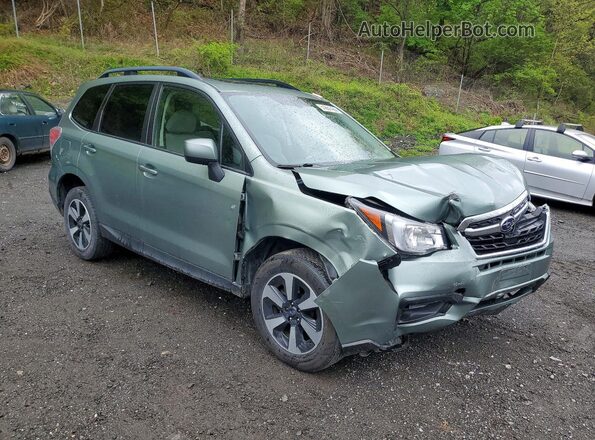 JF2SJAEC0JH489910 2018 SUBARU FORESTER Green 