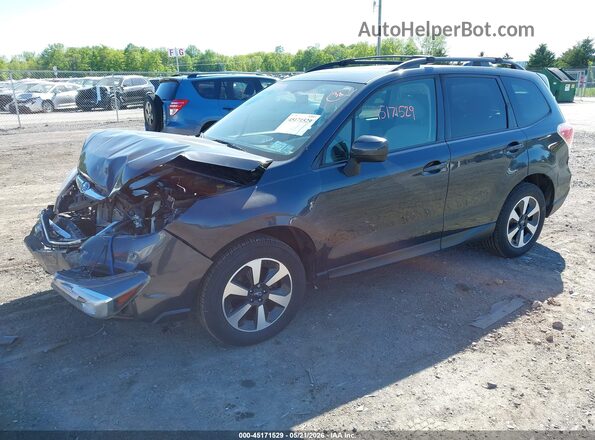 JF2SJAEC2JH500860 2018 SUBARU FORESTER Gray Vista tres cuartos delantera izquierda