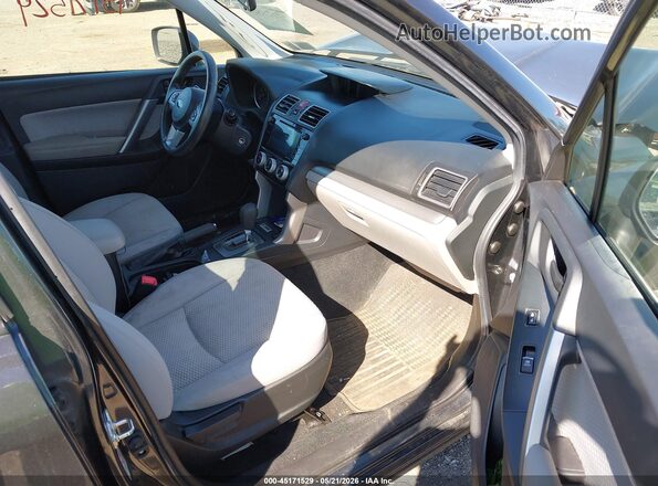 JF2SJAEC2JH500860 2018 SUBARU FORESTER Gray Vista interior delantera