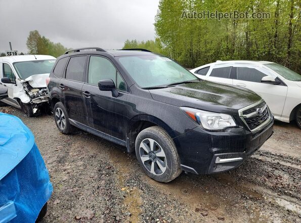 JF2SJAEC2JH543739 2018 SUBARU FORESTER 2.5 Black წინა მარჯვენა