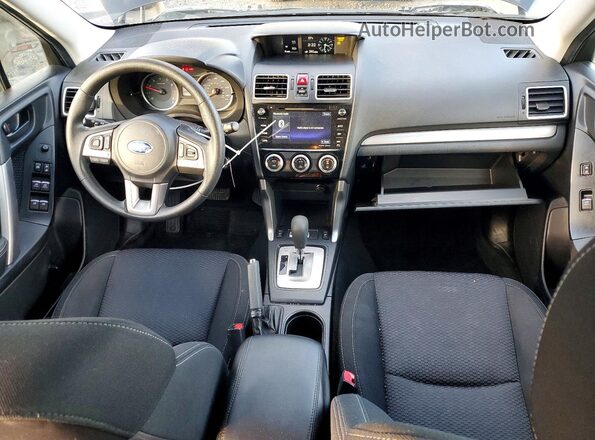 JF2SJAEC2JH543739 2018 SUBARU FORESTER 2.5 Black წინა პანელის ხედი