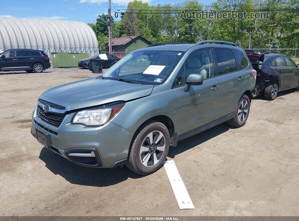JF2SJAEC6HH810486 2017 SUBARU FORESTER Green Front left