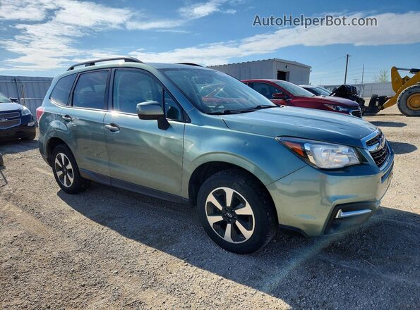 JF2SJAEC7JH506718 2018 SUBARU FORESTER 2.5 Green Przód prawy