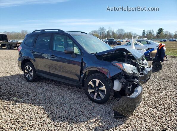 JF2SJAEC7JH579328 2018 SUBARU FORESTER 2.5 Blue Front right