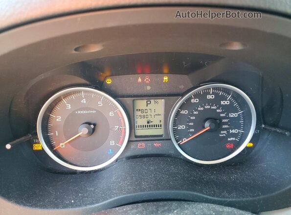 JF2SJAEC7JH579328 2018 SUBARU FORESTER 2.5 Blue Instrument cluster view