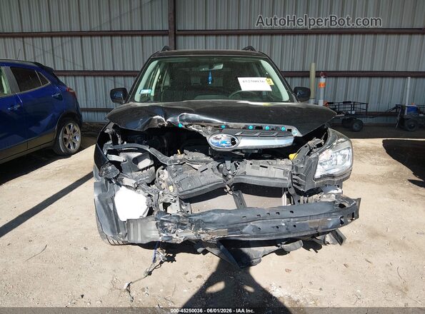 JF2SJAEC9HH493402 2017 SUBARU FORESTER Black Widok z przodu