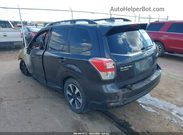 JF2SJAEC9JH509281 2018 SUBARU FORESTER 2.5 Black Tył lewy