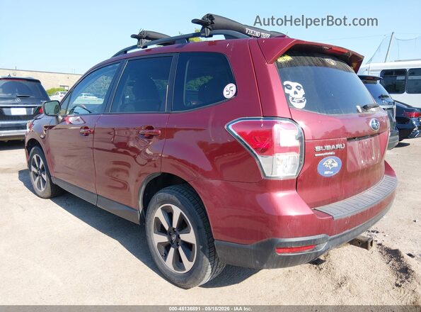 JF2SJAEC9JH533466 2018 SUBARU FORESTER Red Tył lewy