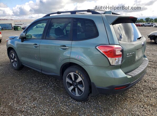 JF2SJAECXHG589660 2017 SUBARU FORESTER Зеленый Задняя левая четверть