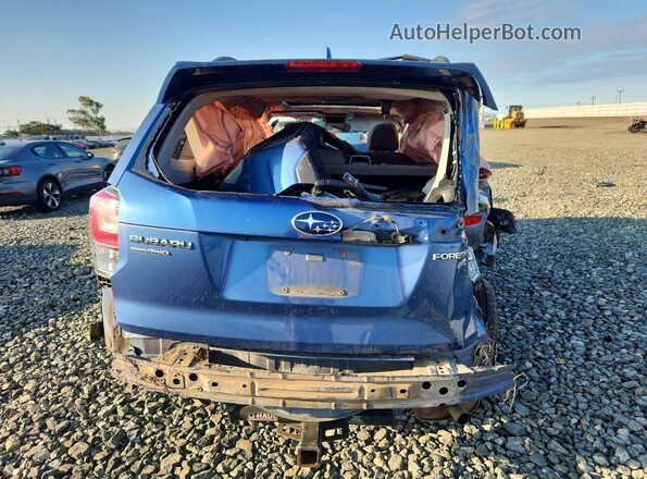 JF2SJAECXHH439753 2017 SUBARU FORESTER Blue უკანა ხედი