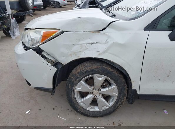 JF2SJAFC0GH544315 2016 SUBARU FORESTER 2.5 White წინა ხედი