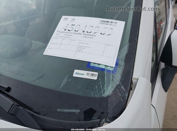 JF2SJAFC0GH544315 2016 SUBARU FORESTER 2.5 White 