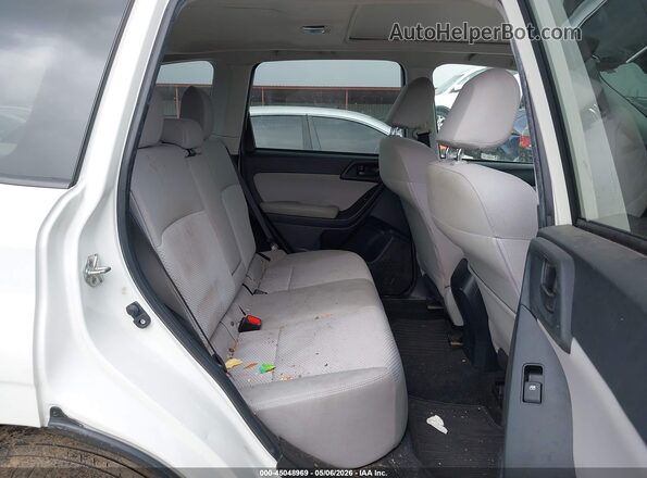 JF2SJAFC0GH544315 2016 SUBARU FORESTER 2.5 White VIN კოდის სტიკერის ხედი